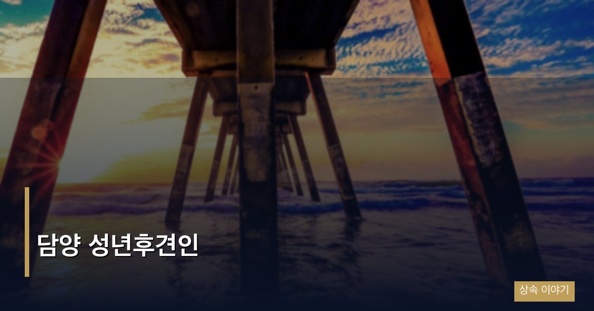 담양 성년후견인